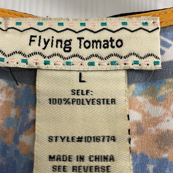 Flying Tomato yellow floral Dress Excellent NEW Condition - Picture 2 of 7